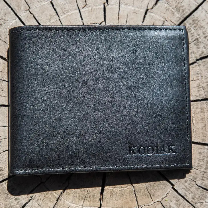 Slim RFID Bifold - Black