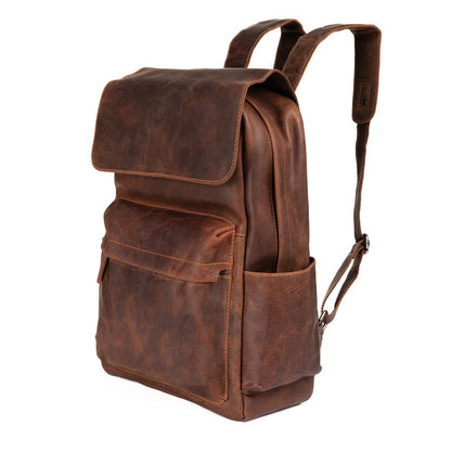 Leather Vintage Backpack - Sandal