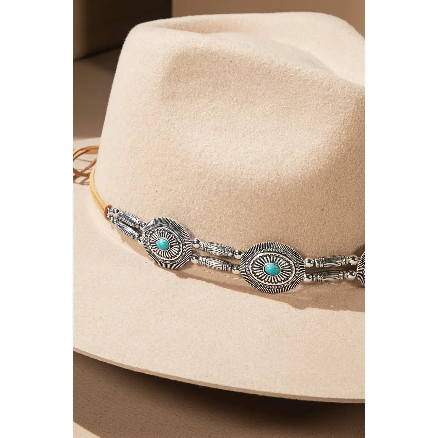 Decorative Western Concho Hat Band