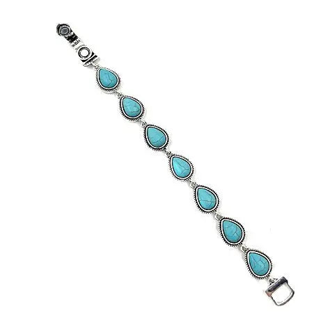 Western Turquoise Magnetic Bracelet