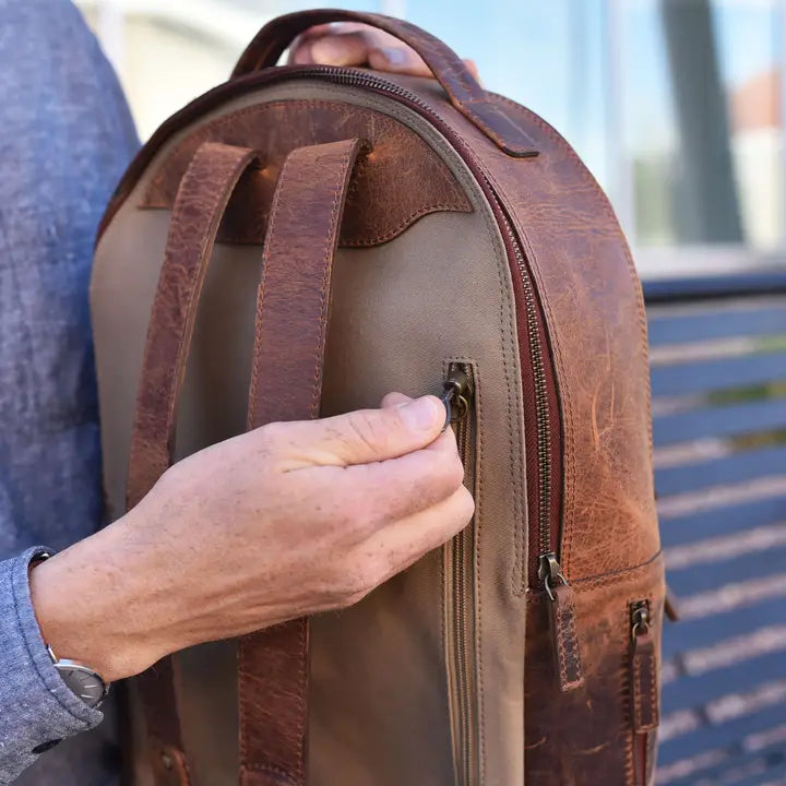 The Executive Leather Backpack