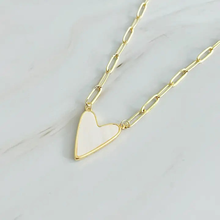 My Heart Chain Link Necklace