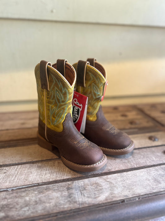 Justin Canter Brown Water Buffalo Junior Boot