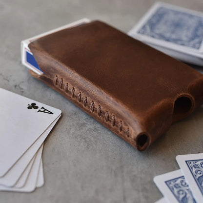 Leather Playing Card Sleeve