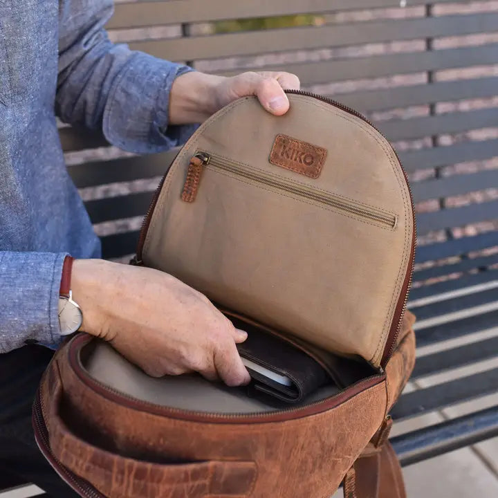 The Executive Leather Backpack