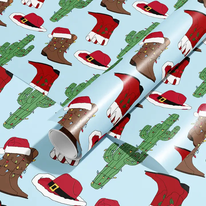 Howdy Christmas Wrapping Paper