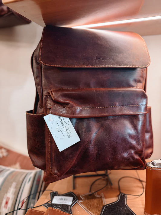 Leather Vintage Backpack - Sandal