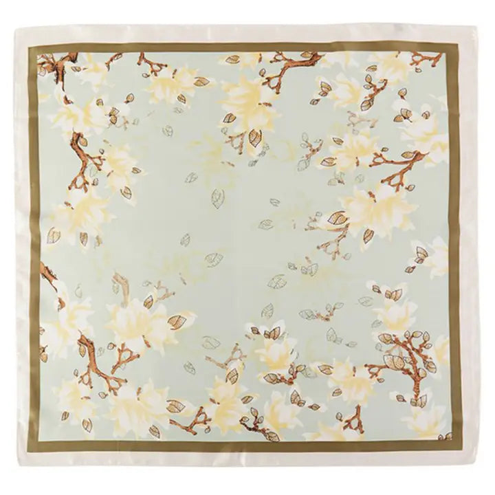 Floral Abstract Silky Scarves