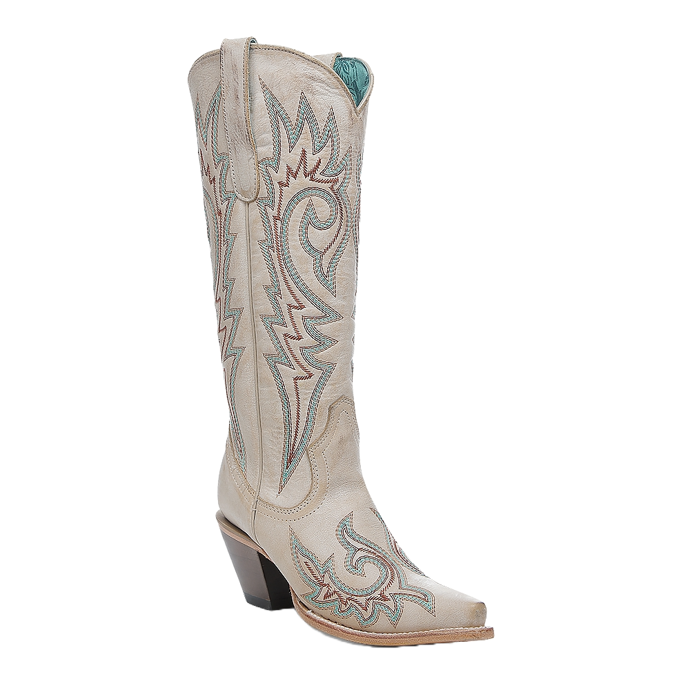 Corral LD Bone Embroidery Tall Boots