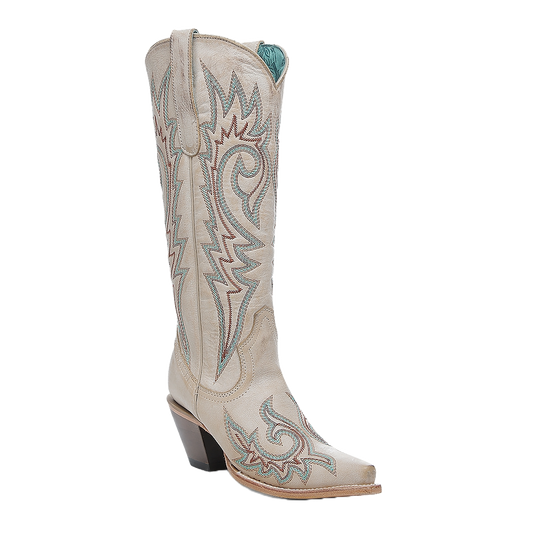 Corral LD Bone Embroidery Tall Boots