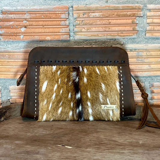 Pranee "Marcy" Axis Deer Leather Bag