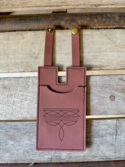 Cowboy Boot Wallet w/ Snap Closure