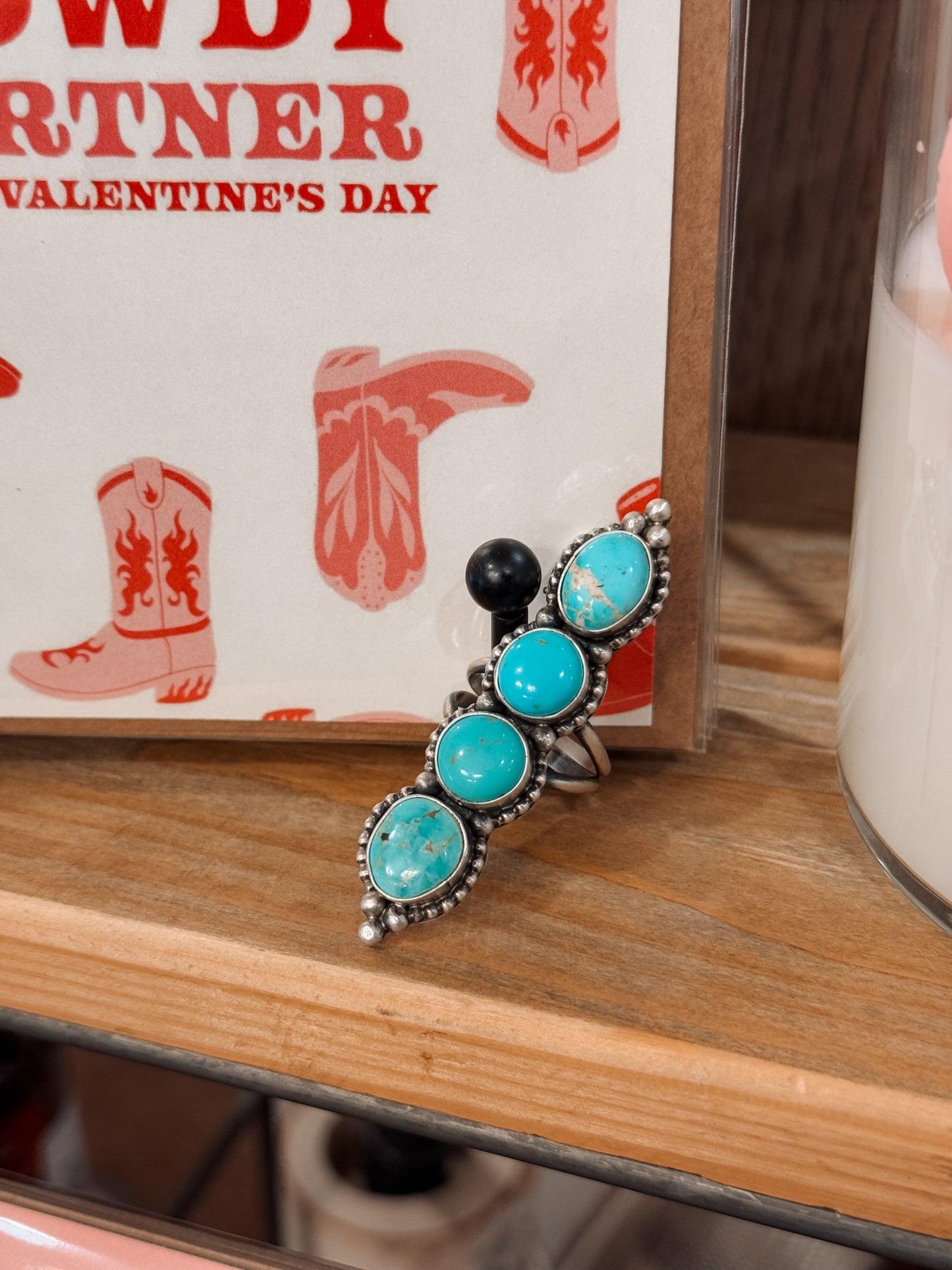 Native American Sterling Silver Turquoise Rings