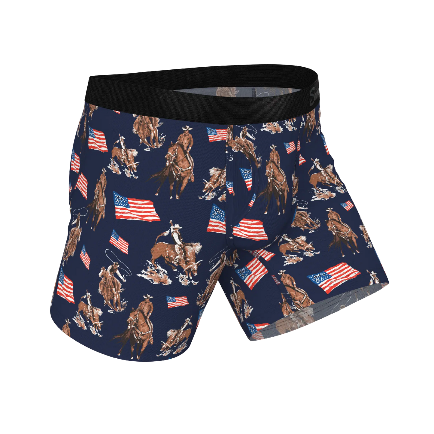 Shinesty Ball Hammock Boxers - Americana Cowboy