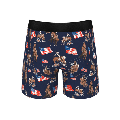 Shinesty Ball Hammock Boxers - Americana Cowboy