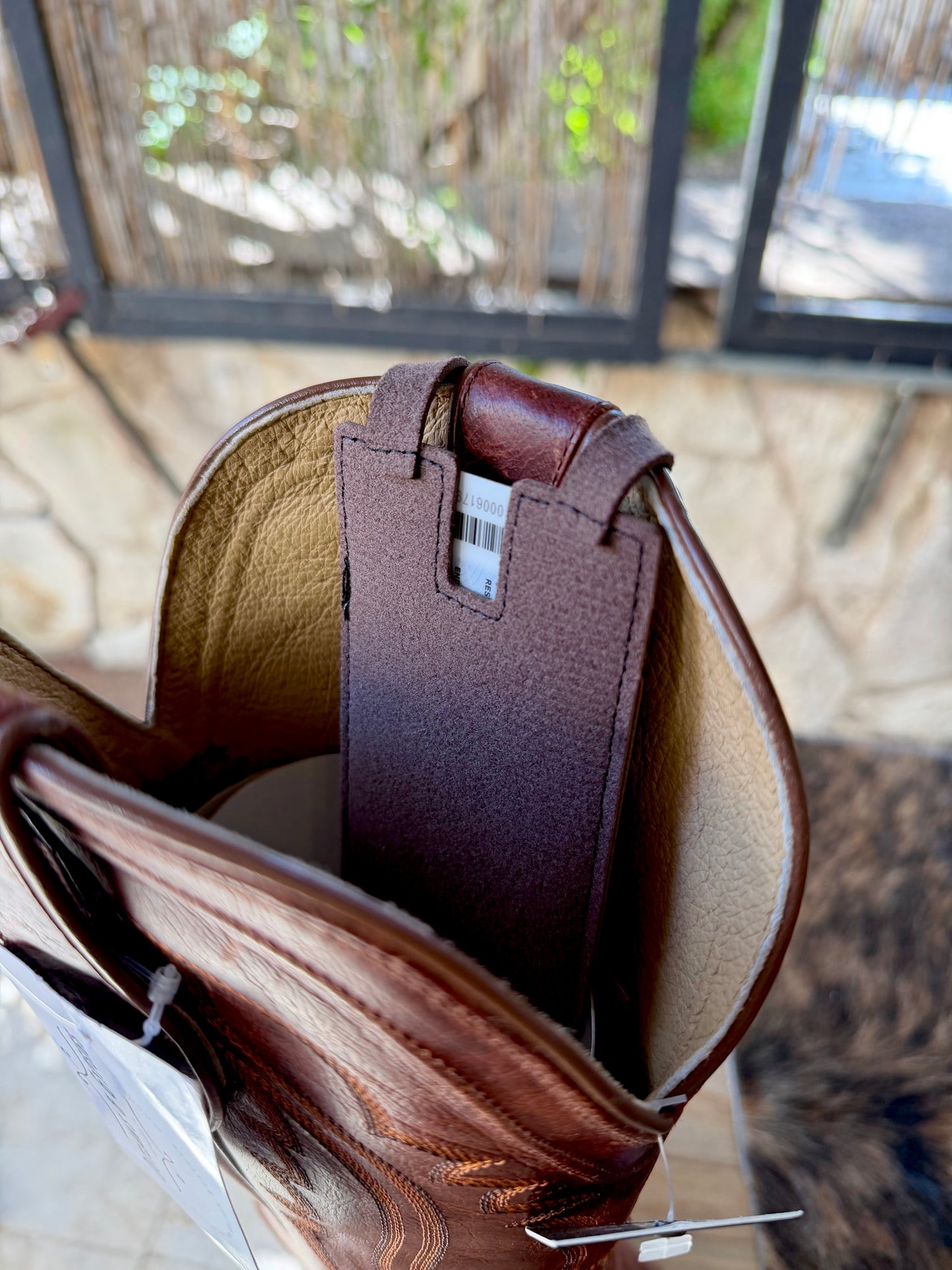 Cowboy Boot Wallet w/ Snap Closure