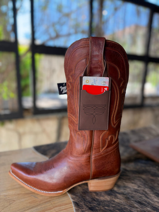 Cowboy Boot Wallet w/ Snap Closure