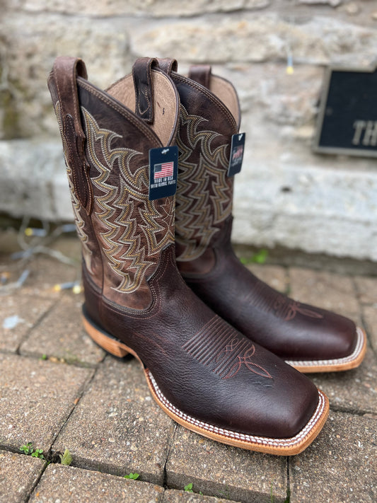 Tony Lama Men's Alfredo Bown American Bison Boot