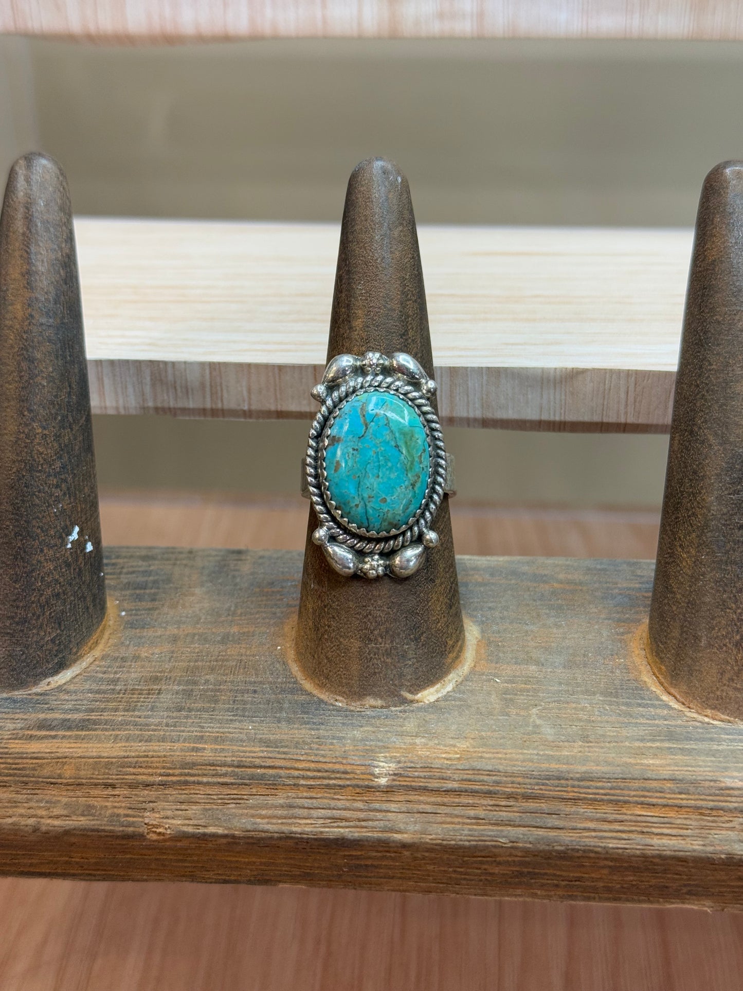 Native American Sterling Silver Turquoise Rings