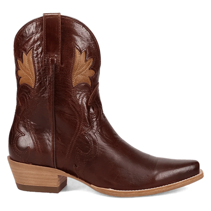 Dan Post Women's Saffron Snip Toe Boot in Briar