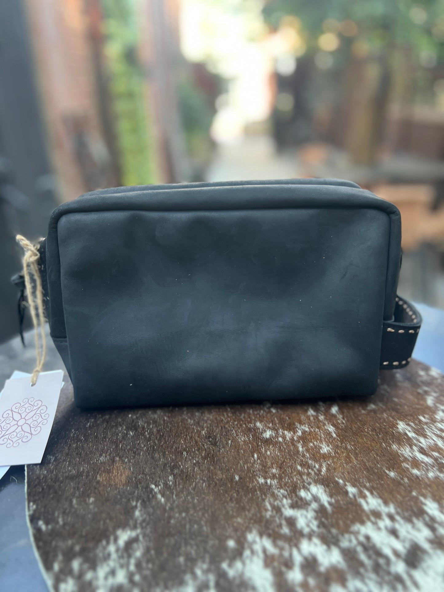 Pranee Jackson Glenwood Leather Dopp Kit
