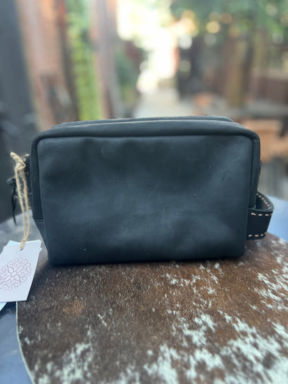 Pranee Jackson Glenwood Leather Dopp Kit