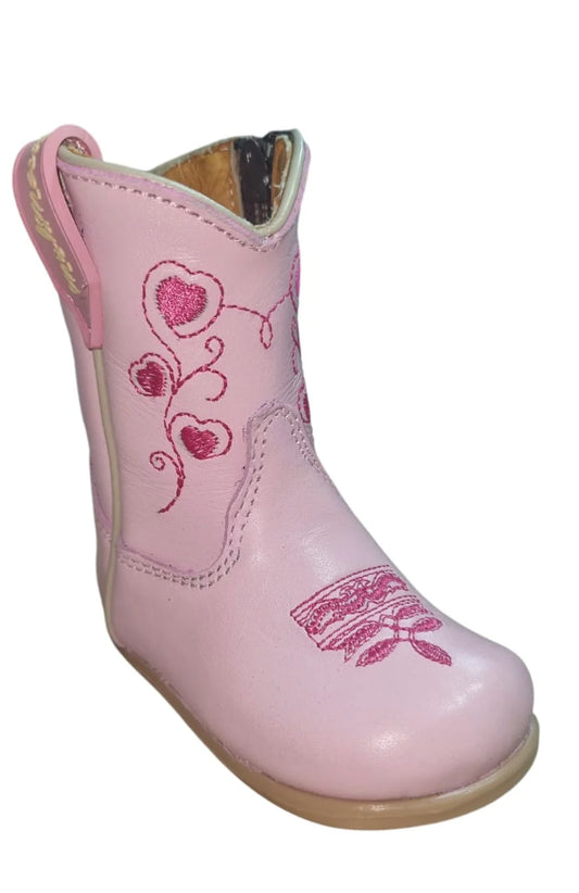 Mishmocc Baby Pink Heart Boots