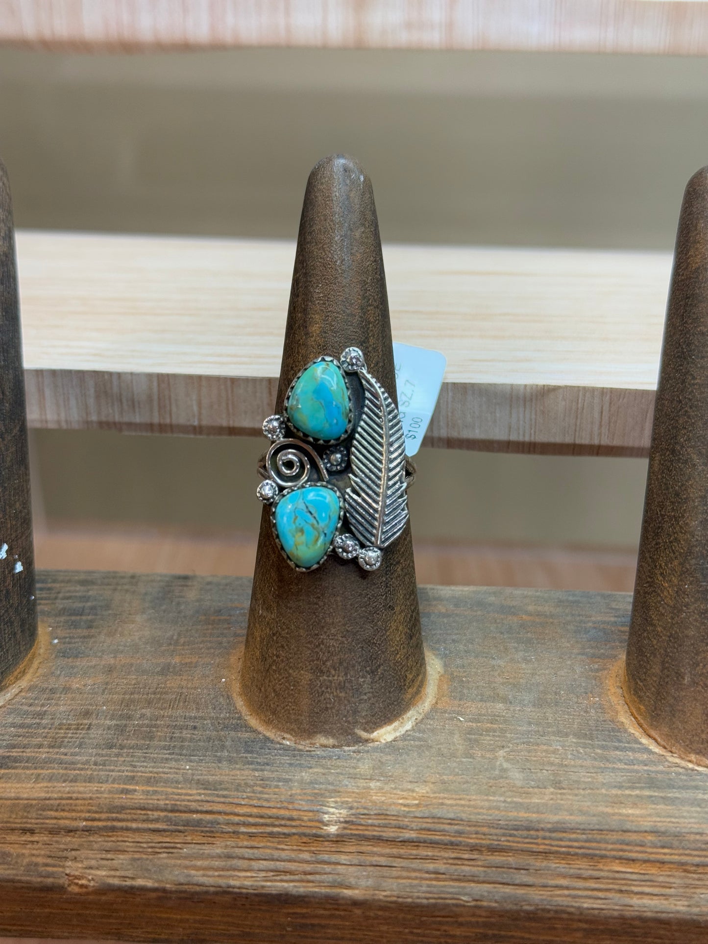 Native American Sterling Silver Turquoise Rings