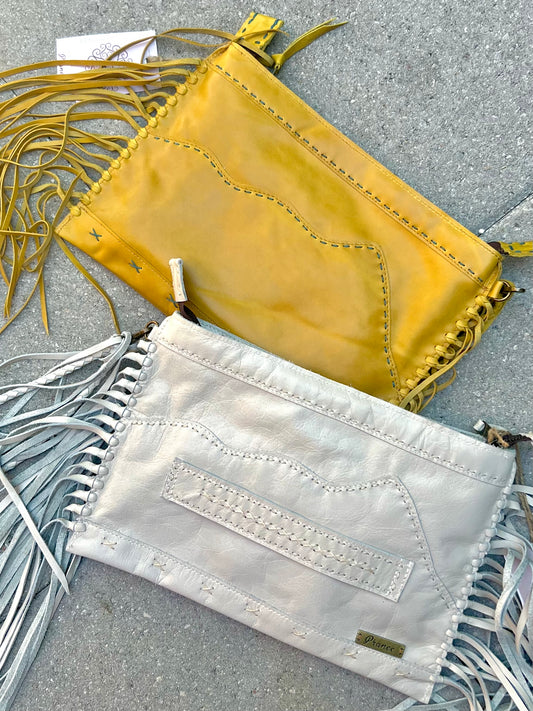 Pranee Austin Katie Clutch/Wristlet in Coconut Milk