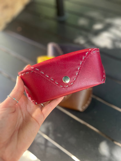 Pranee Leather Eyeglass Case