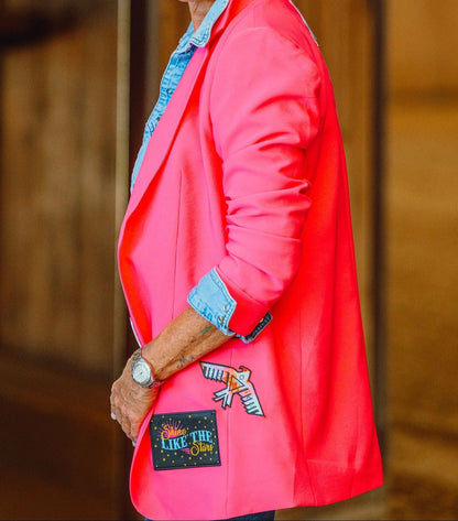 Pretty In Pink Cowgirl Blazer