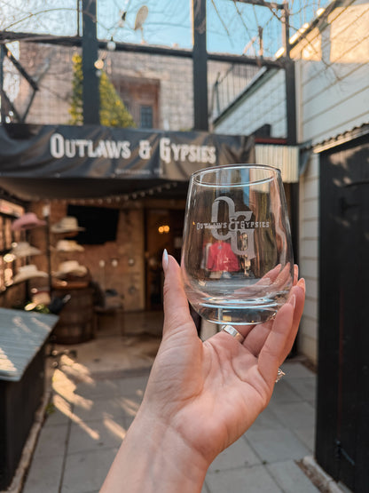 Etched OG Wine Glasses