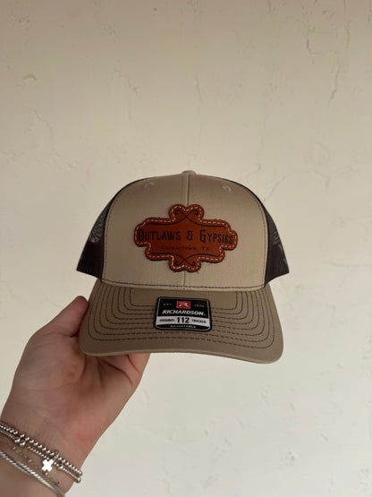 O&G Cloth Baseball Cap - Brown/Khaki