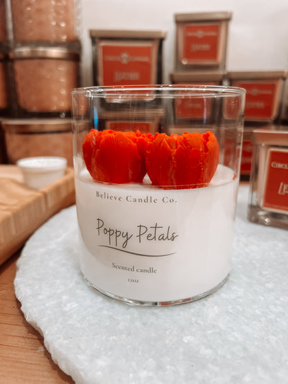 Poppy Petals Candle