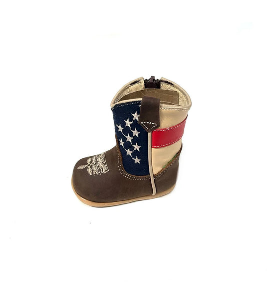 American Flag Baby Boots