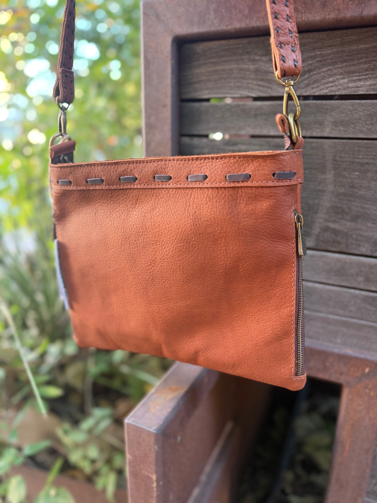 Pranee Classic "Annie" Leather Artisan Bag