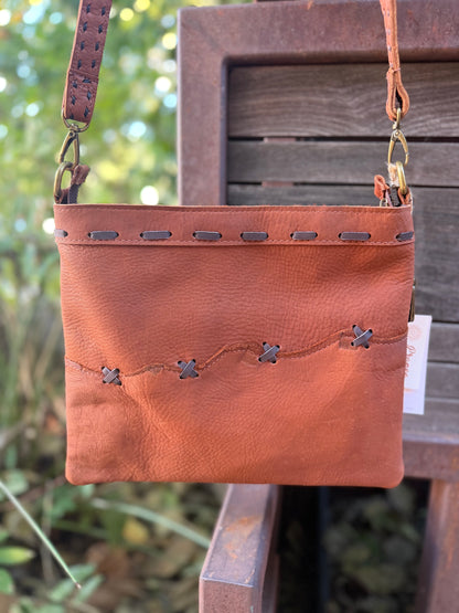 Pranee Classic "Annie" Leather Artisan Bag