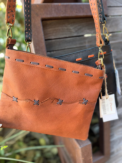 Pranee Classic "Annie" Leather Artisan Bag