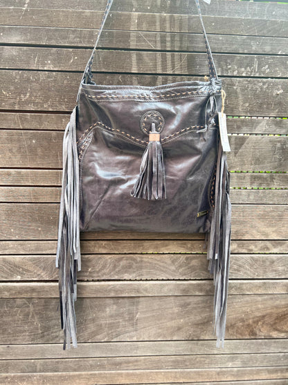 Pranee Austin Mabry Leather Fringe Bag