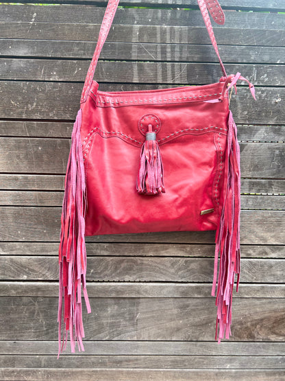 Pranee Austin Mabry Leather Fringe Bag