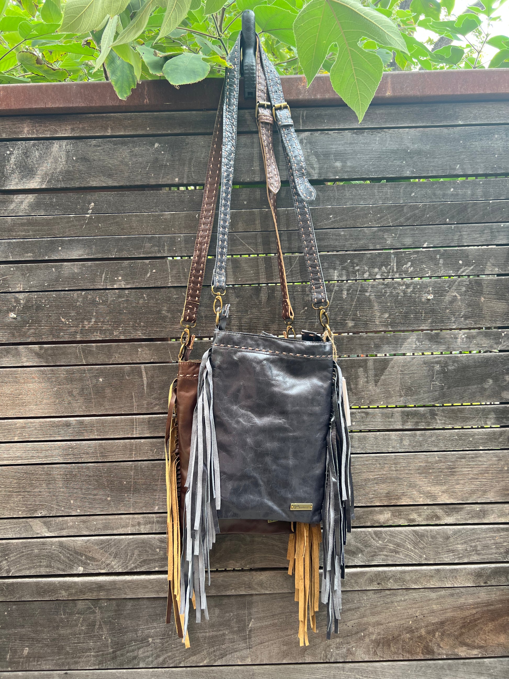 Oreanas Fringe Purse Rutton Ranch Pranee Austin Salina Leather Fringe Purse – Outlaws and Gypsies