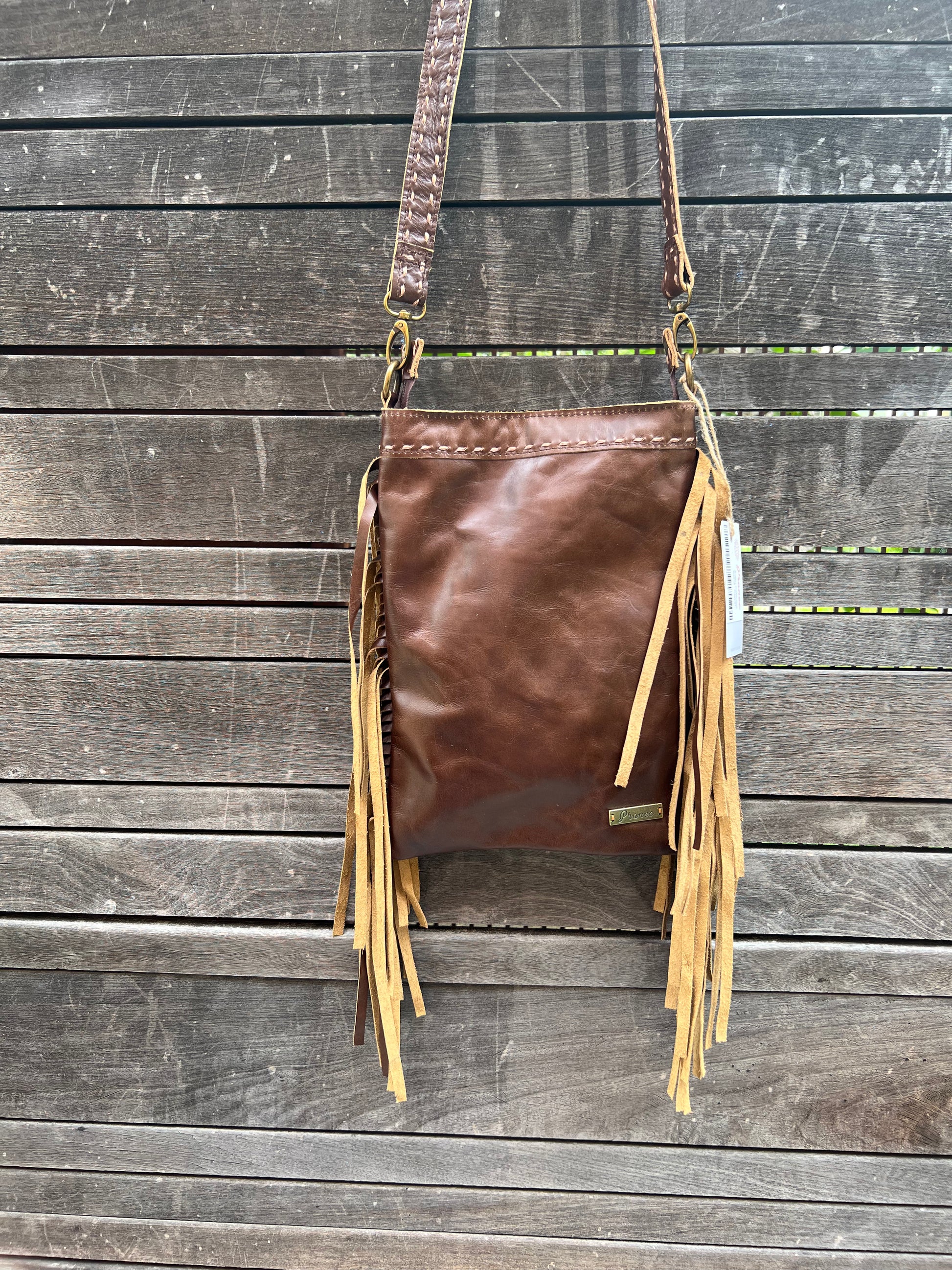 Oreanas Fringe Purse Rutton Ranch Pranee Austin Salina Leather Fringe Purse – Outlaws and Gypsies