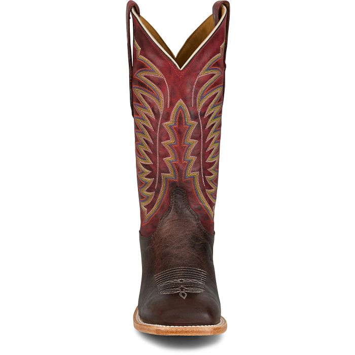 Justin Burchett Chocolate Goat Skin Boot