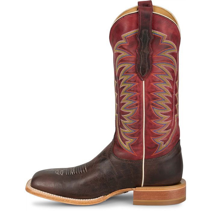 Justin Burchett Chocolate Goat Skin Boot