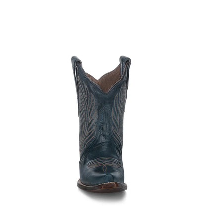 Circle G Navy Blue Embroidery Ankle Boot