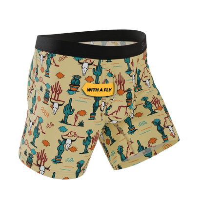 Shinesty Ball Hammock Boxers - Western Cactus Mirage