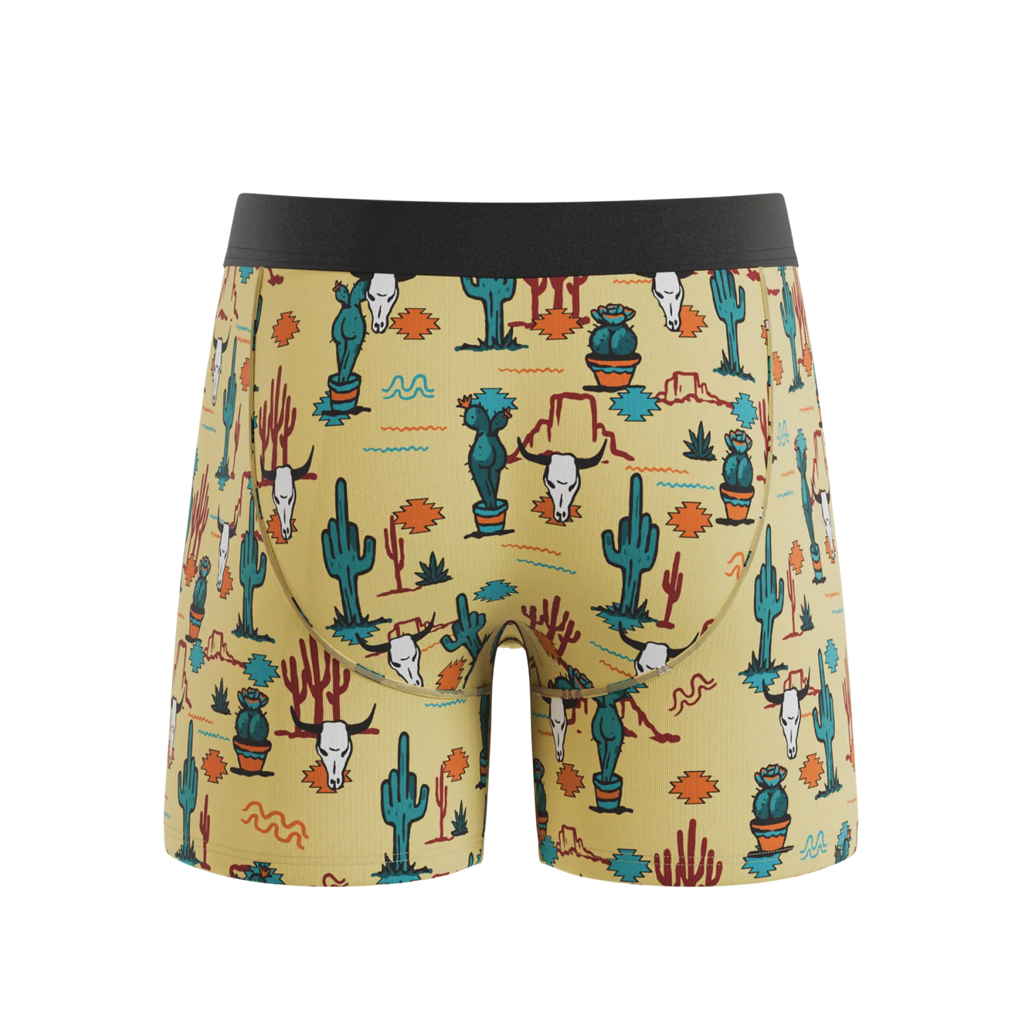 Shinesty Ball Hammock Boxers - Western Cactus Mirage
