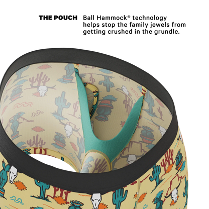 Shinesty Ball Hammock Boxers - Western Cactus Mirage