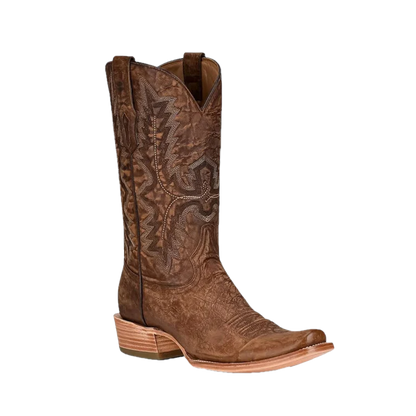 Corral Men's Brown Goat Skin Narrow Square Toe Boot - Size 13EE