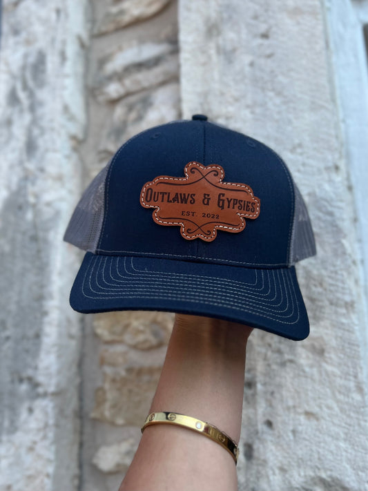 O&G Mesh Back Cap - Navy/Charcoal